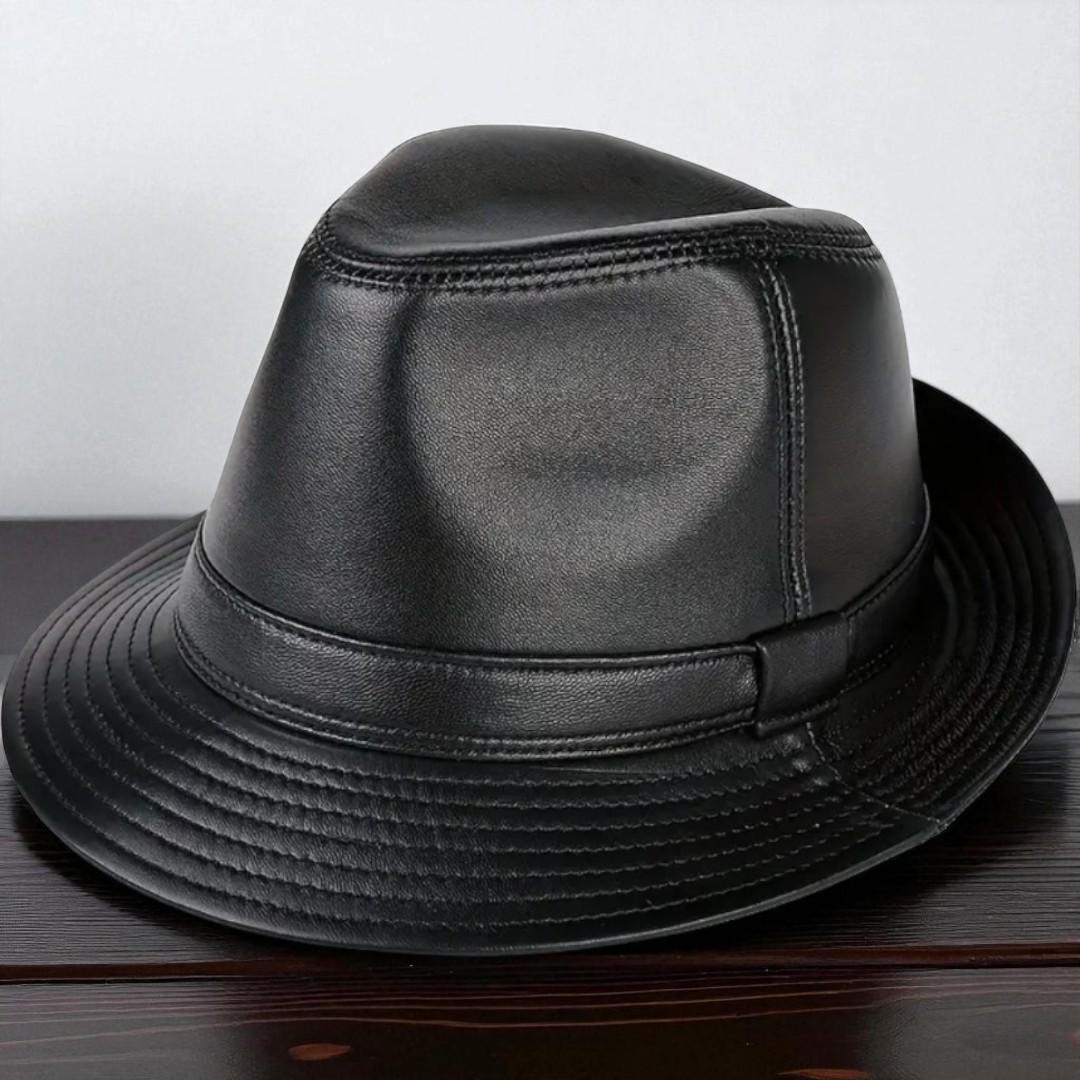 Timotejs | Klasisks ādas fedora cepure