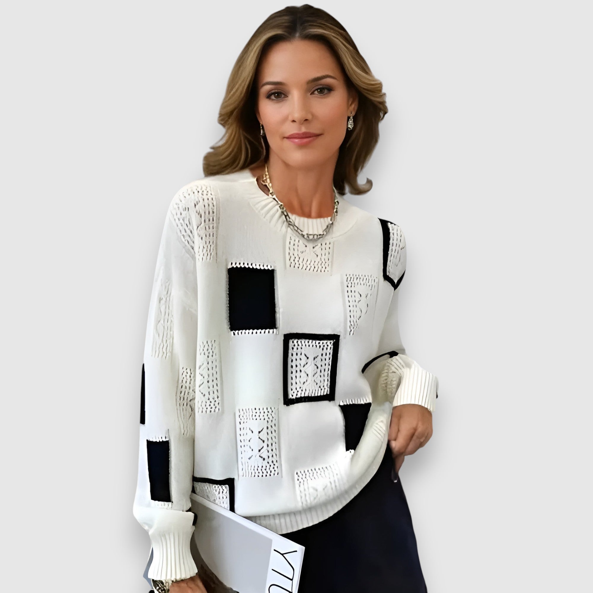 Selvija | Siltināšanas un stilīga adījuma džemperis stylish comfort