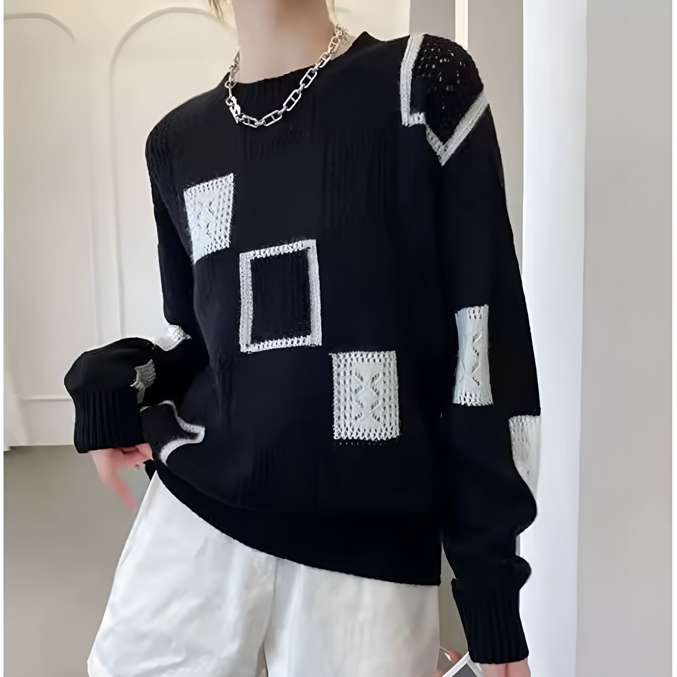 Selvija | Siltināšanas un stilīga adījuma džemperis stylish comfort