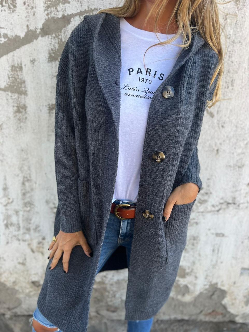 Rudīte | Élégant cardigan long pour un style sophistiqué