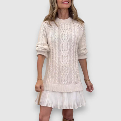 Selvita | Elegantā un stilīgā adījuma kleita, ideāla ikdienas vai vakara izskatam