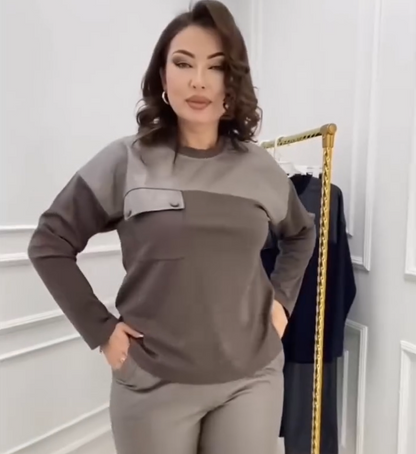 Solvija | Elegants divdaļīgs kostīms ar modernu dizainu