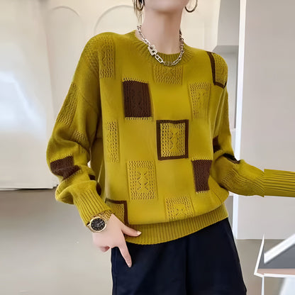 Selvija | Siltināšanas un stilīga adījuma džemperis stylish comfort