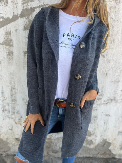 Rudīte | Élégant cardigan long pour un style sophistiqué