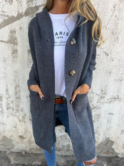 Rudīte | Élégant cardigan long pour un style sophistiqué